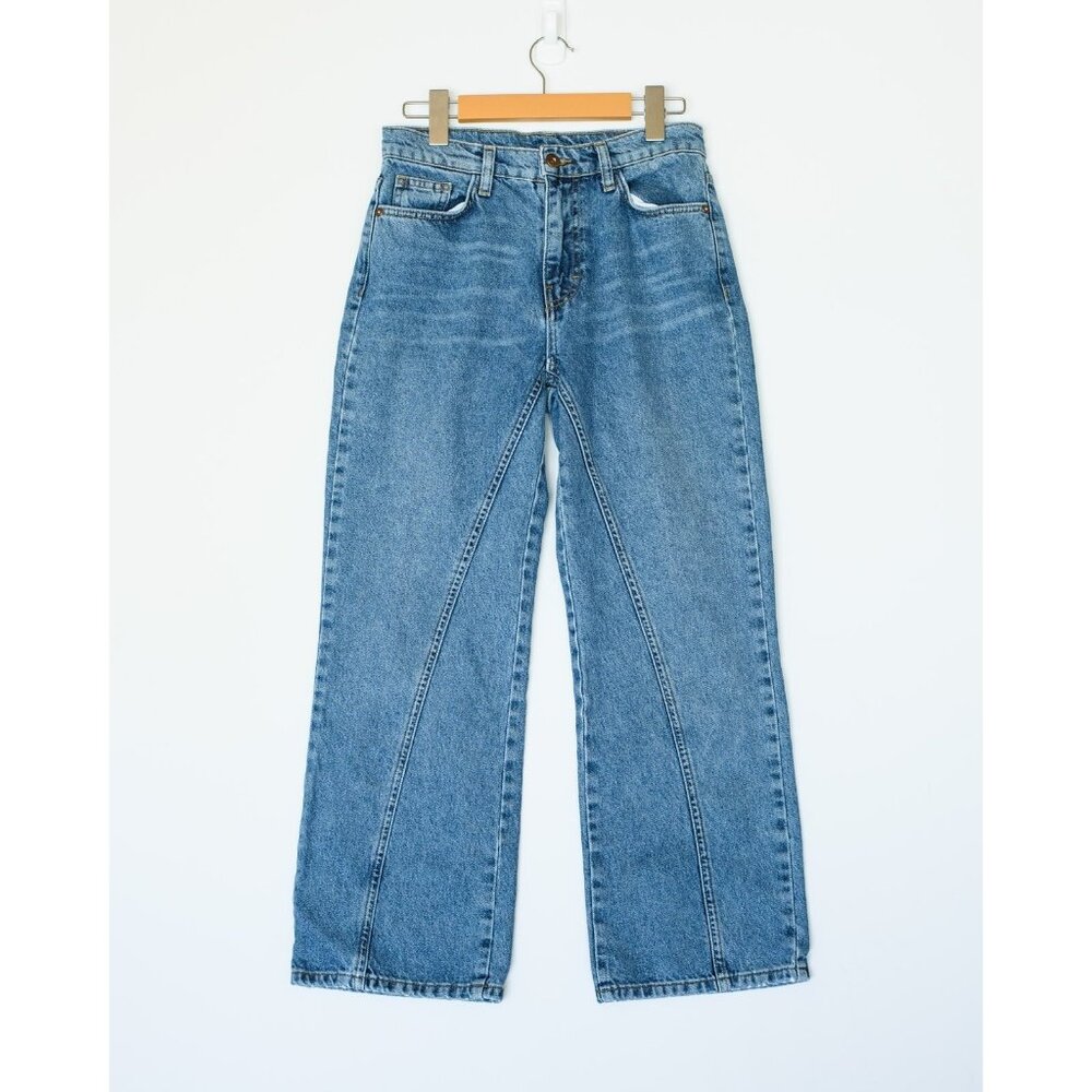 Dixie Women's 27x26 Mid Wash Straight Leg Jeans